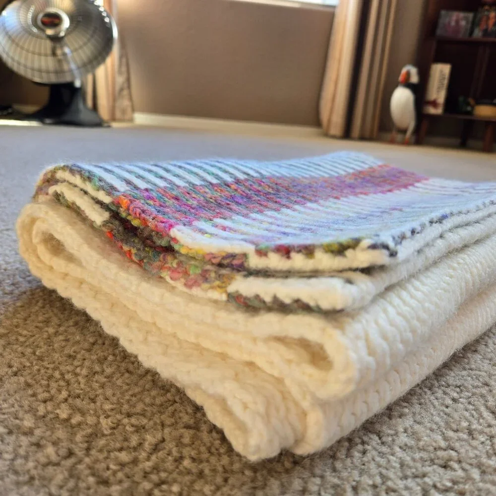 NWT Anthro Scarf Thick Colorful